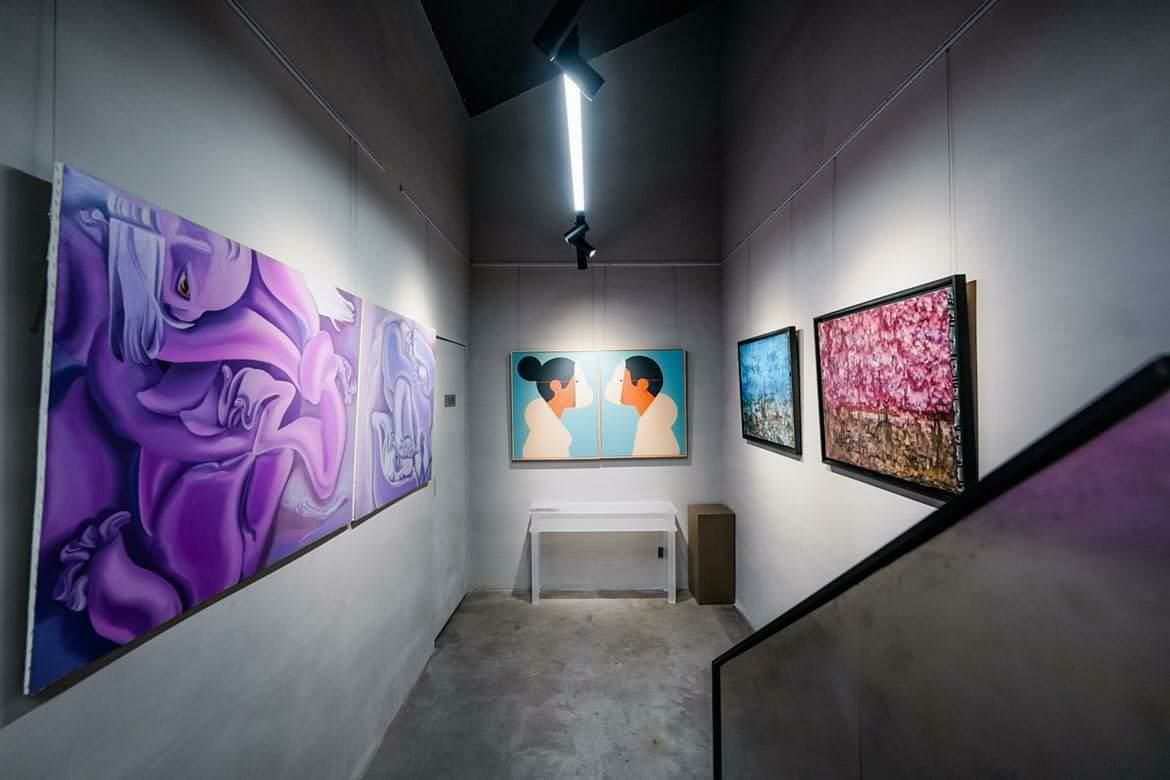 art canvas in 571 art space exhibition